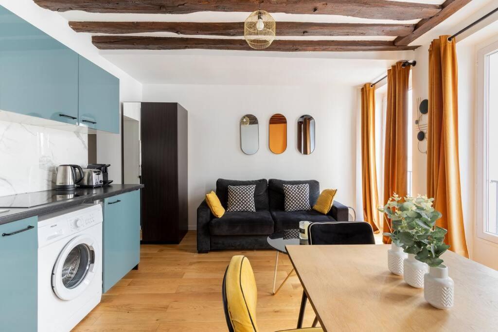 Grands Boulevards 22 : Appartement Cosy 1Br-4P Parijs Buitenkant foto