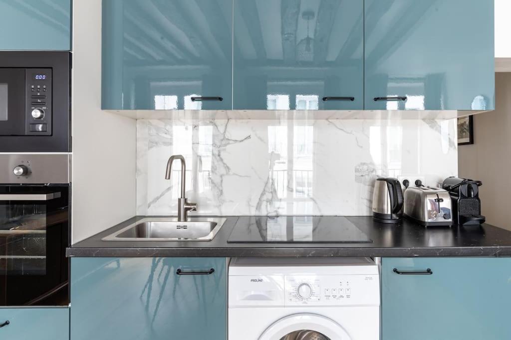Grands Boulevards 22 : Appartement Cosy 1Br-4P Parijs Buitenkant foto