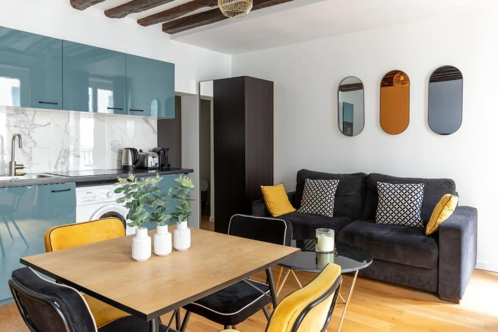 Grands Boulevards 22 : Appartement Cosy 1Br-4P Parijs Buitenkant foto